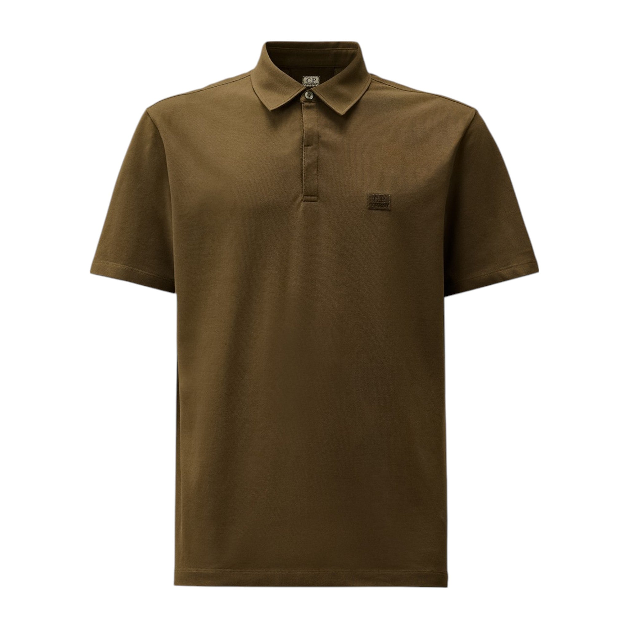 C.P. Company Stretch Piquet Ivy Green Polo Shirt