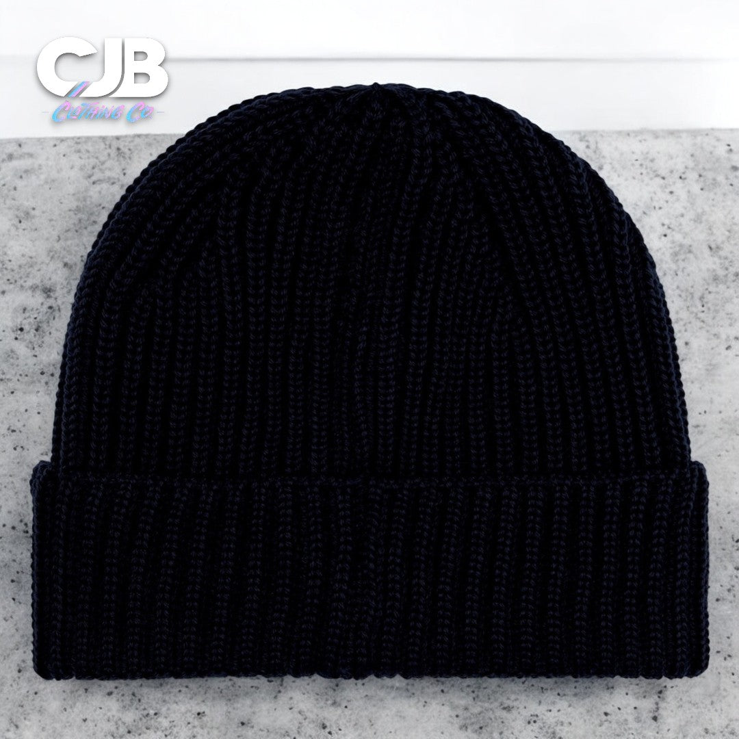 CP Company Black Knit Cap