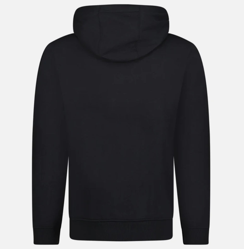 Burberry 'Hove' check Hood Embroidery Logo Hoodie Zip Sweatshirt Black
