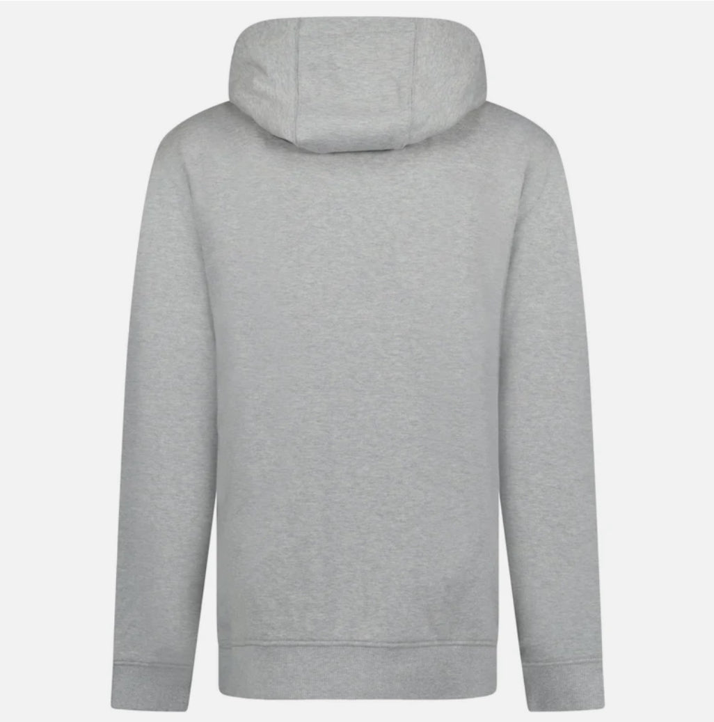Burberry 'Hove' check Hood Embroidery Logo Hoodie Zip Sweatshirt Grey