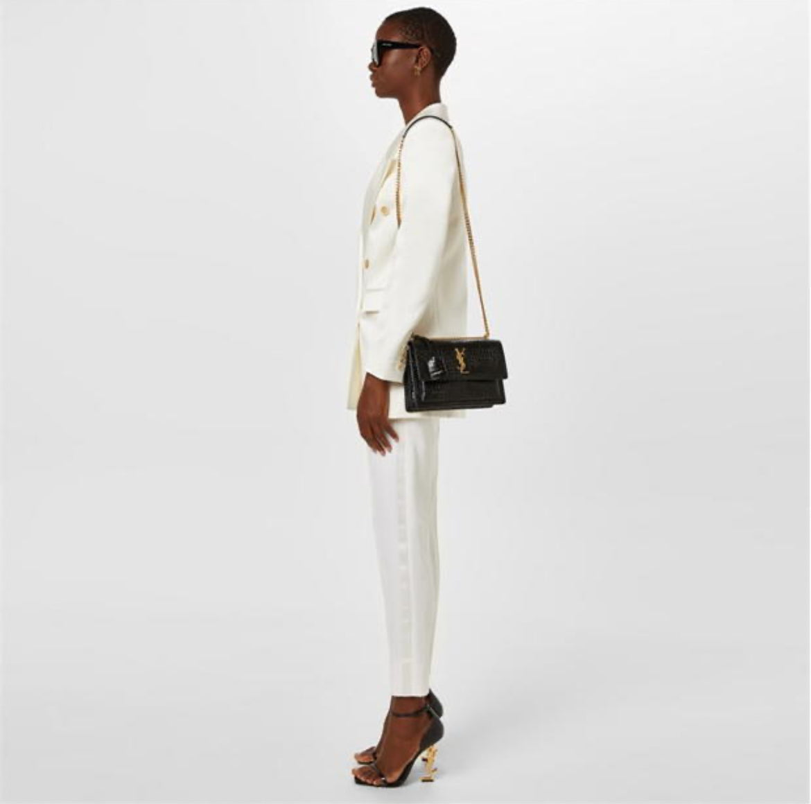 Saint Laurent Opyum Heeled Sandals