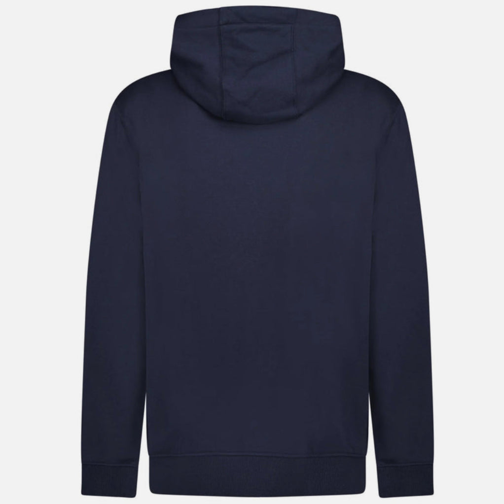 Burberry 'Hove' check Hood Embroidery Logo Hoodie Zip Sweatshirt Navy