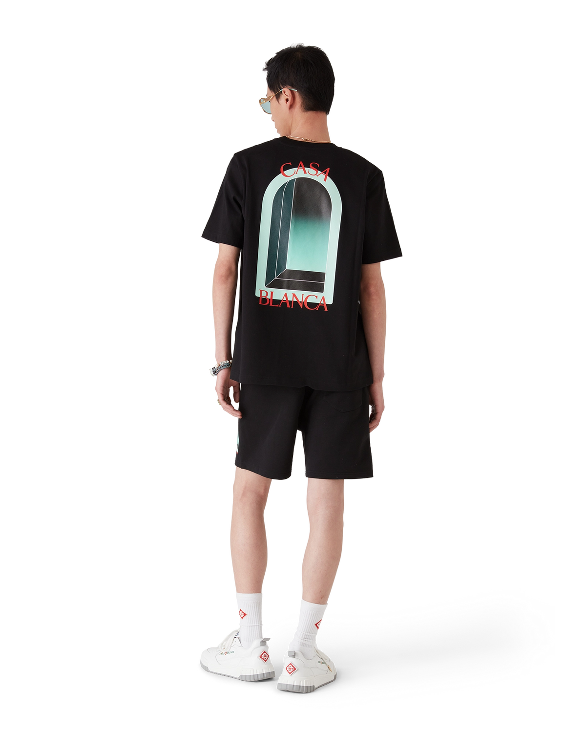 Casablanca L'Arche Short Sleeve T Shirt Black/Mint