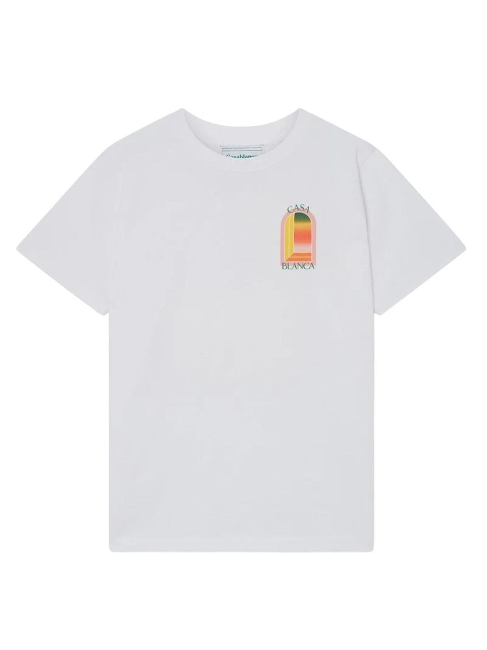 Casablanca Gradient Arch T-Shirt White/Pink