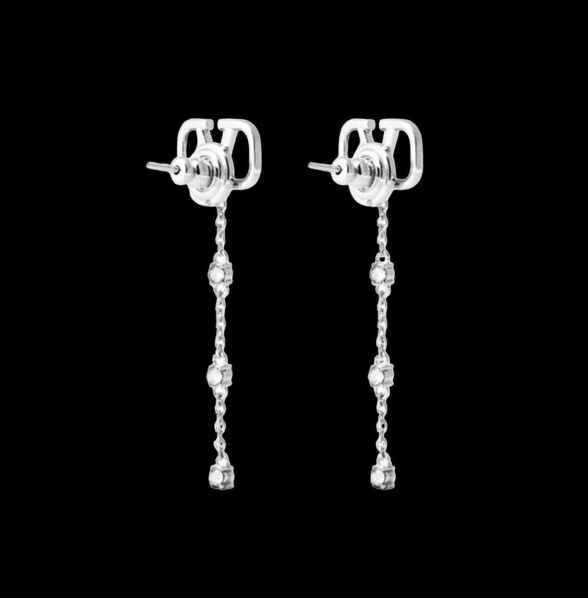 Valentino Garavani V Drop Earrings