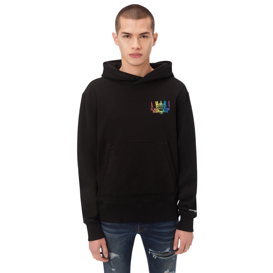 Amiri XO Beverly Hills Black Hoodie S