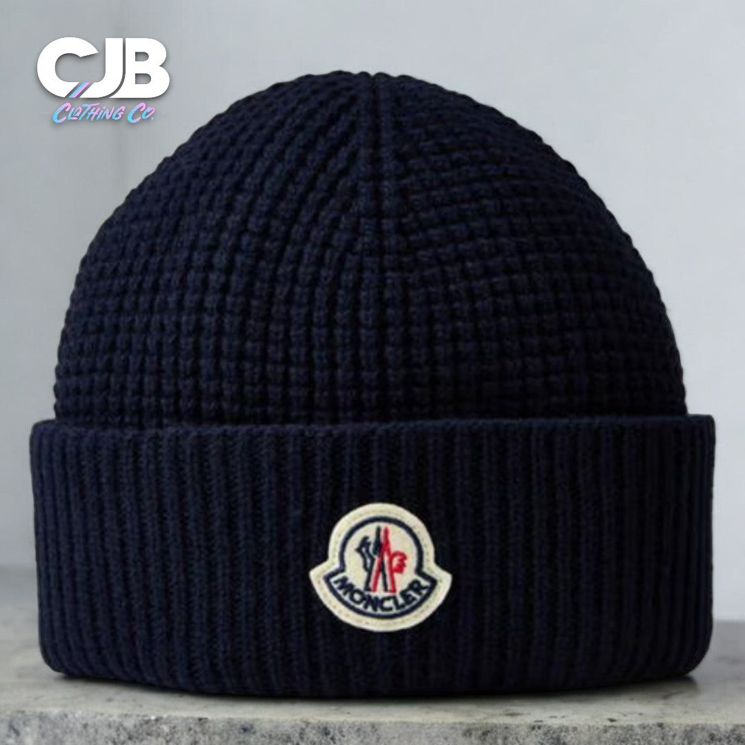 Moncler Navy Logo Hat