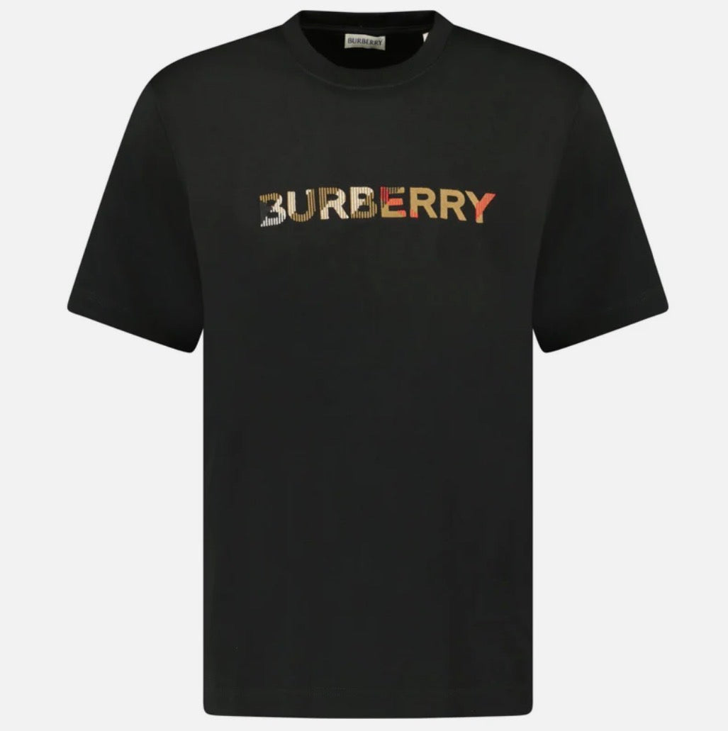 Burberry Check Logo Embroiled Tee