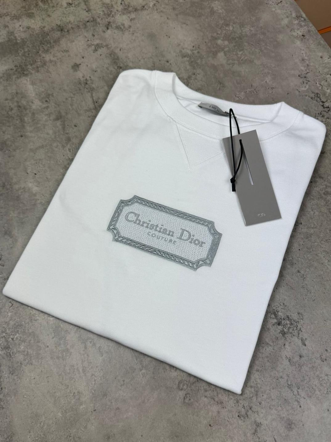 Dior Plaque Tee White