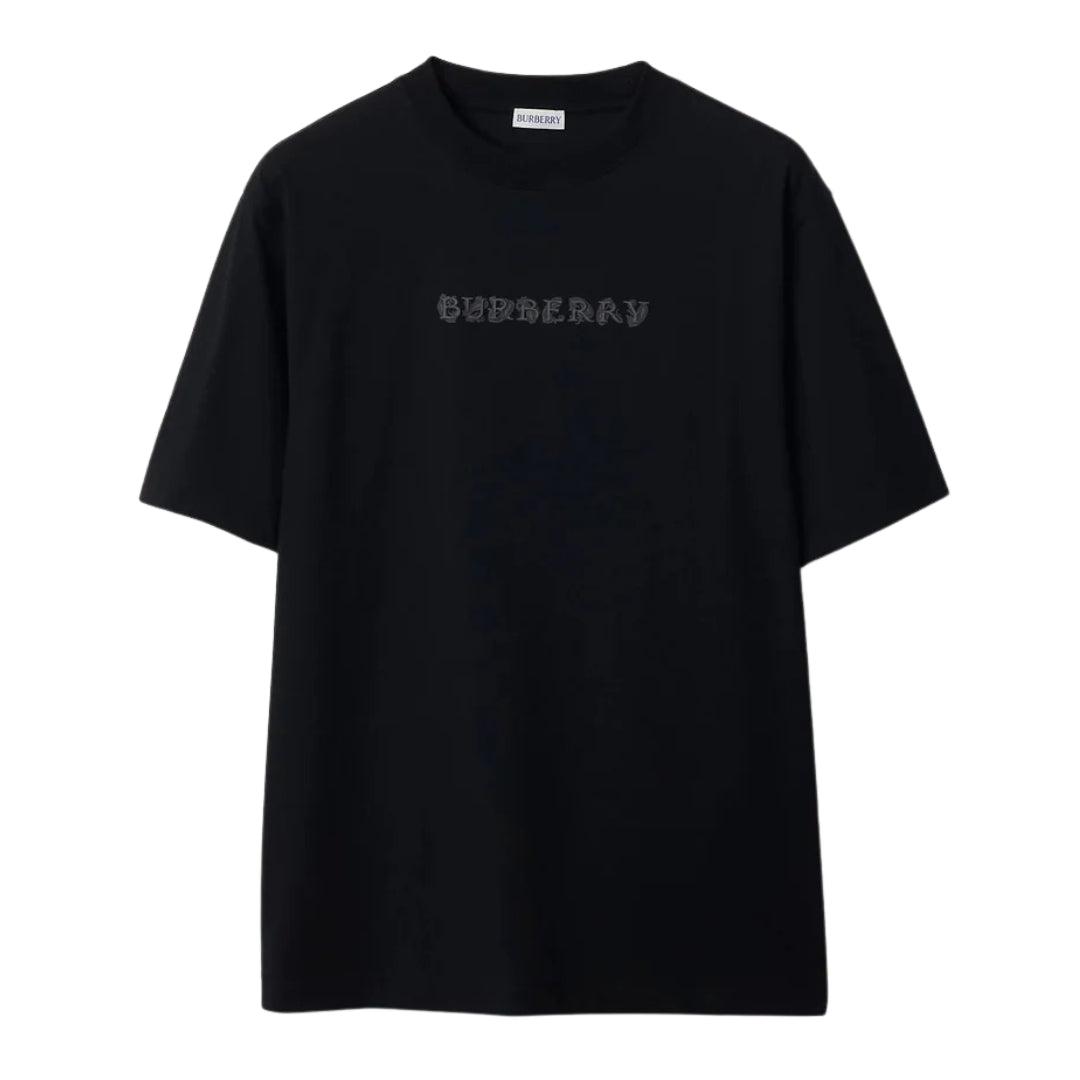 Burberry Paisley Logo Coal Black T-Shirt S