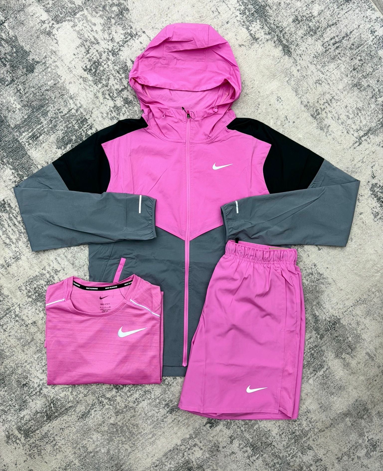 Nike trio set Pink/grey/black