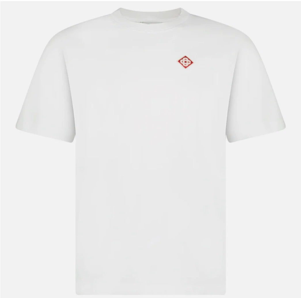 Casablanca logo T-shirt, White