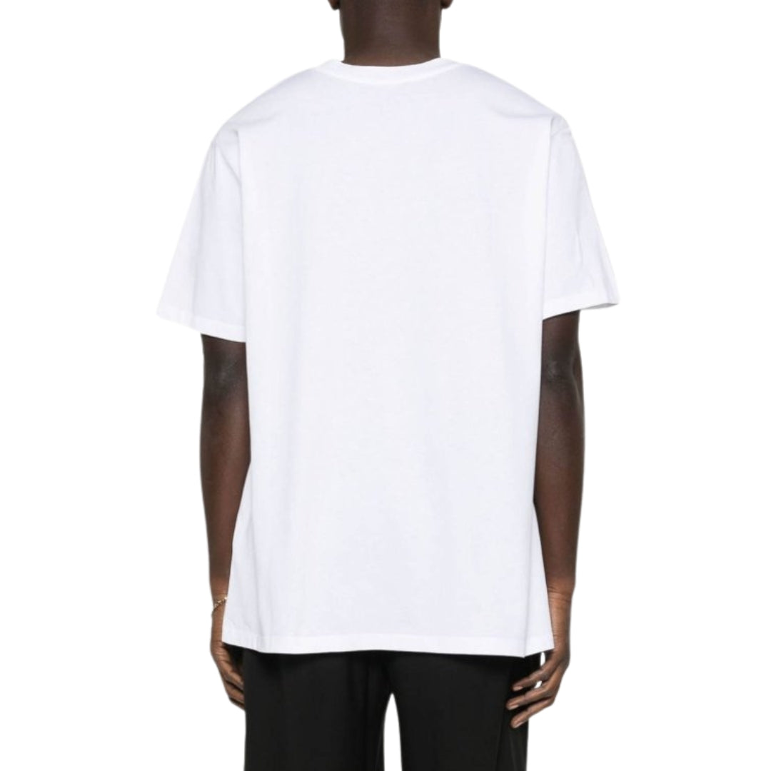 Balmain Paris Bold Brand Logo White T-Shirt AH1EF000BB29 GAB - Style Centre Wholesale