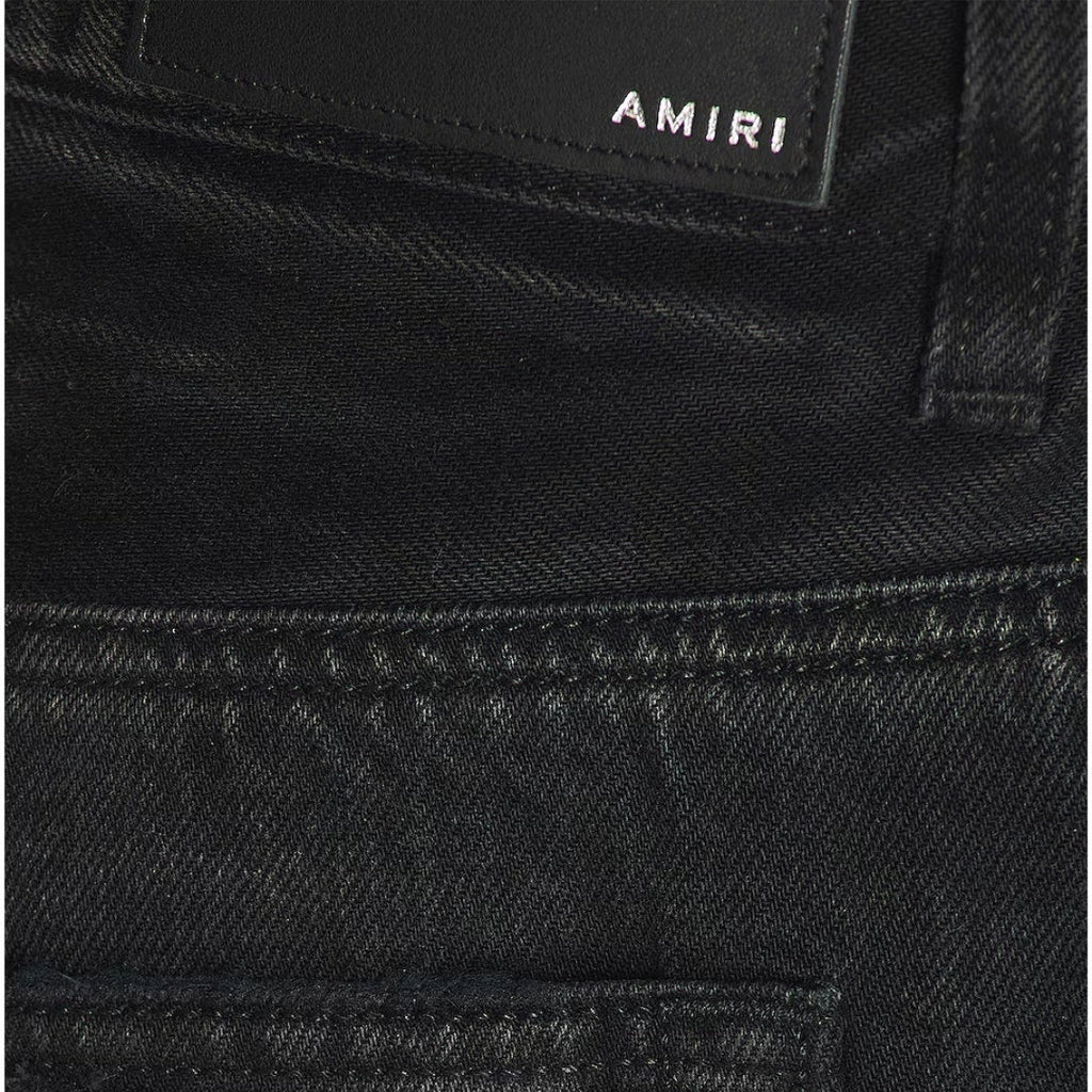 Amiri Stack Straight Fit Faded Black Jeans W30 L32 / 32L