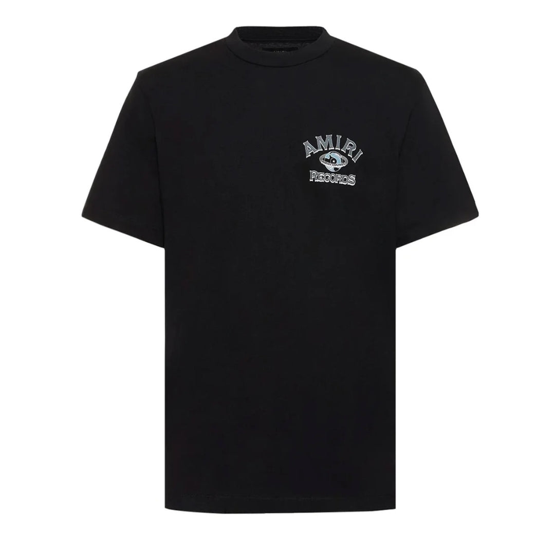 Amiri Global Records Logo Black T-Shirt S