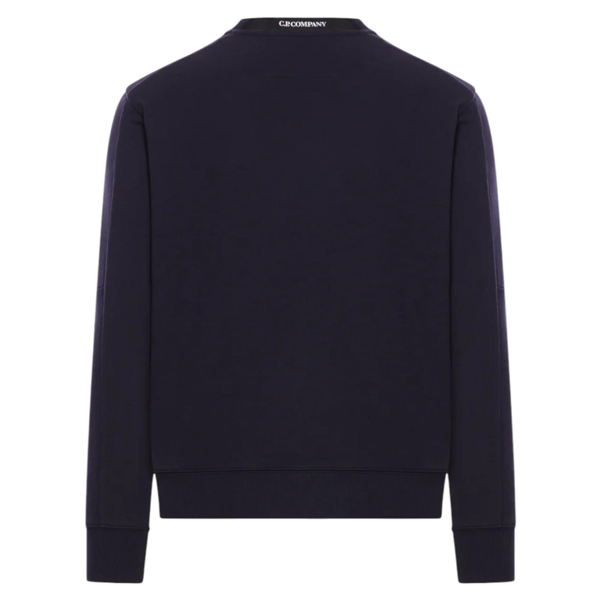 C.P. Company Diagonal Raised Fleece Lens Navy Sweatshirt