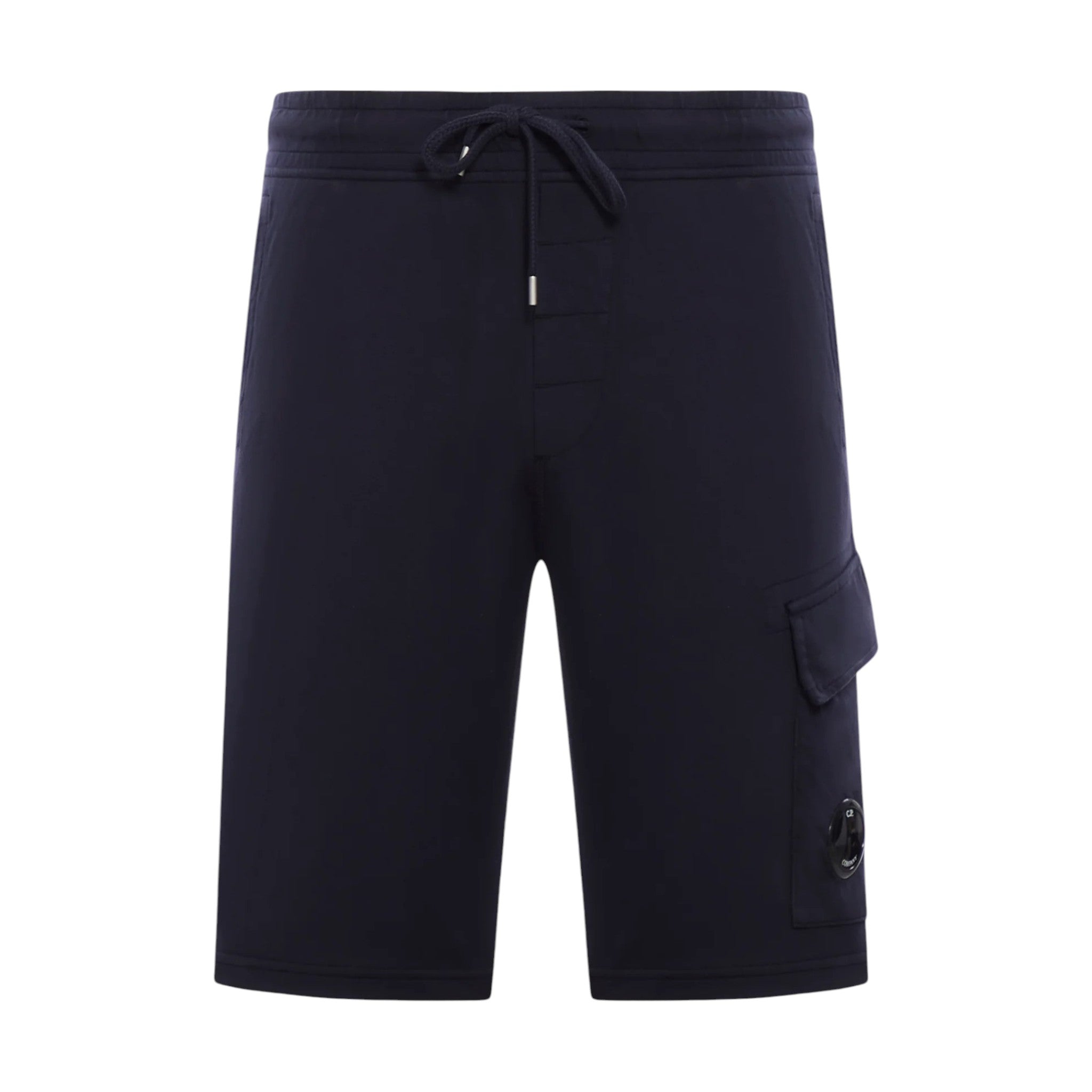 C.P. Company Cotton Lens Navy Shorts