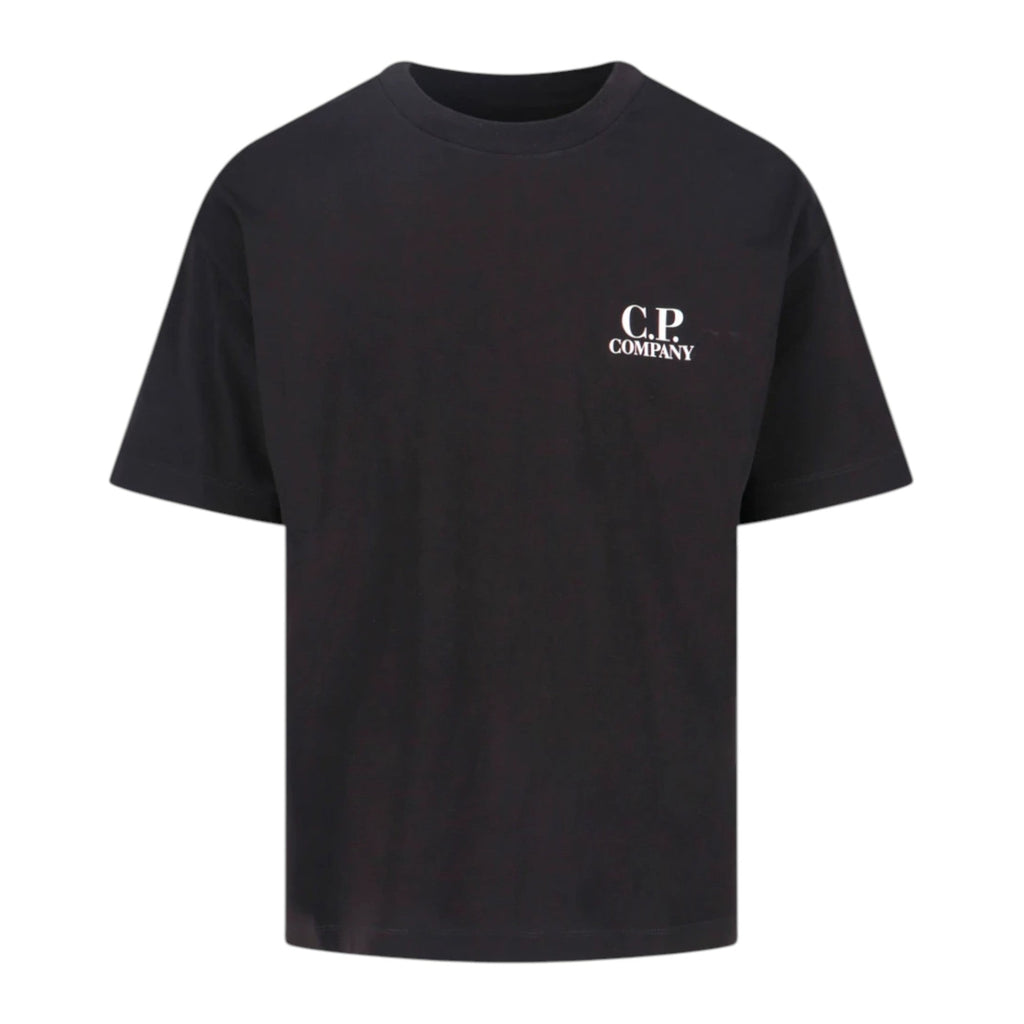 C.P. Company Logo Print Black T-Shirt