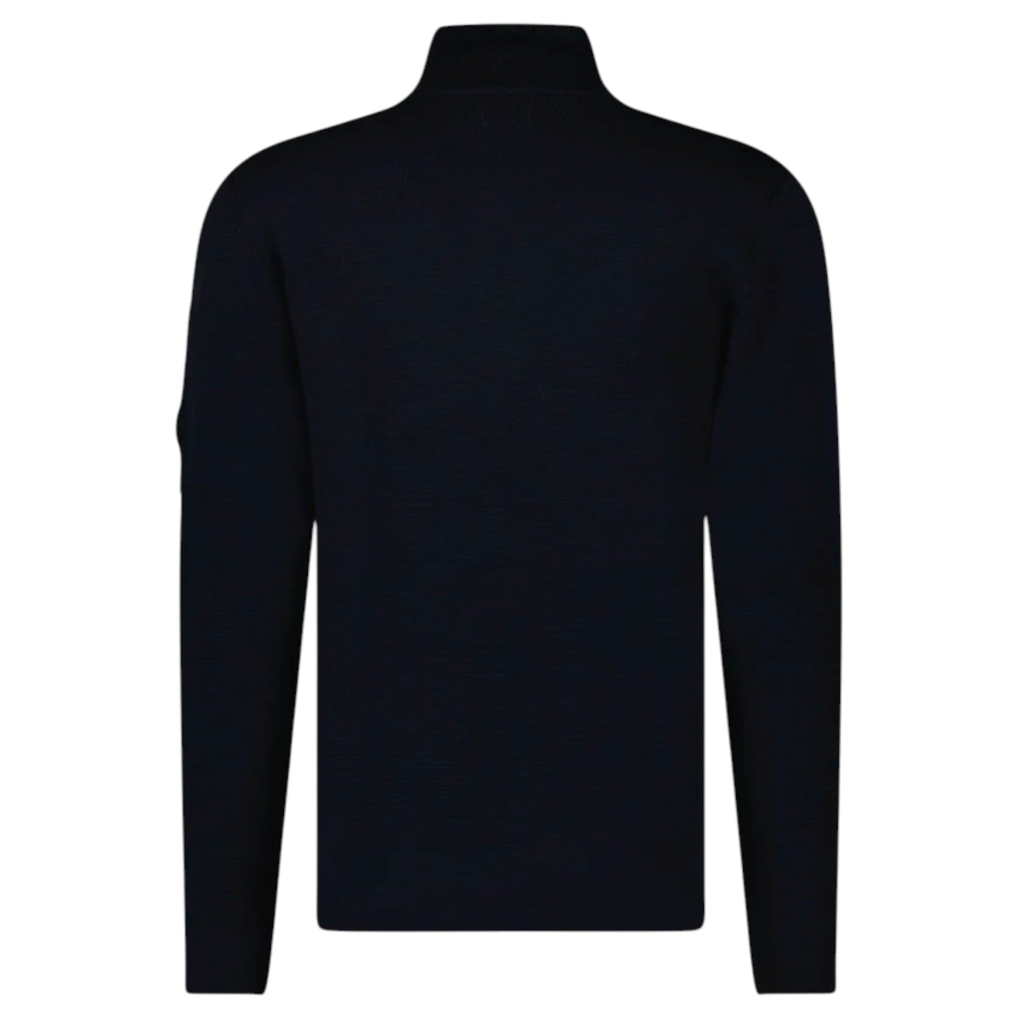 C.P. Company Merino Wool Navy 1/4 Zip Knitwear Sweatshirt