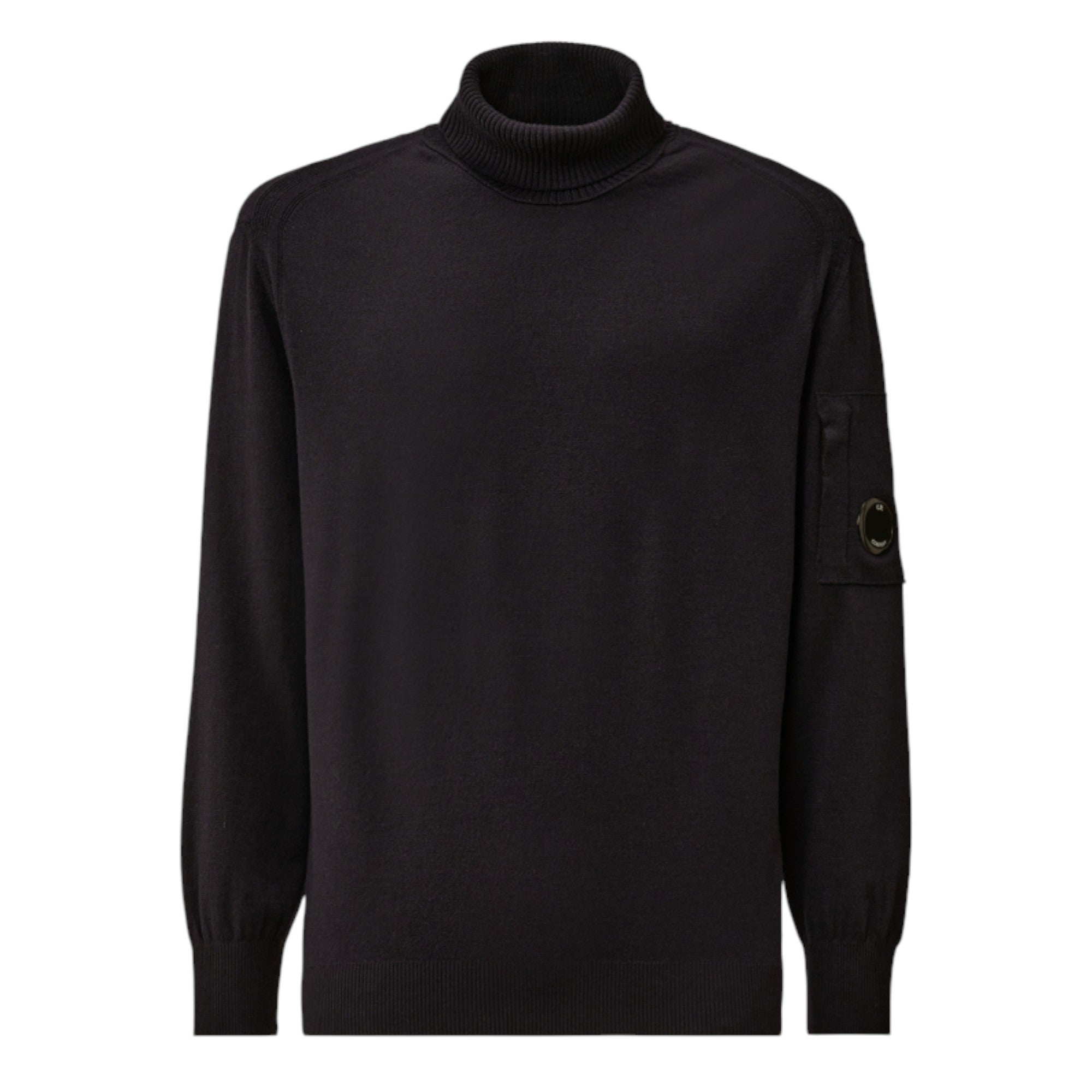 C.P. Company Merino Wool Turtleneck Navy Sweatshirt