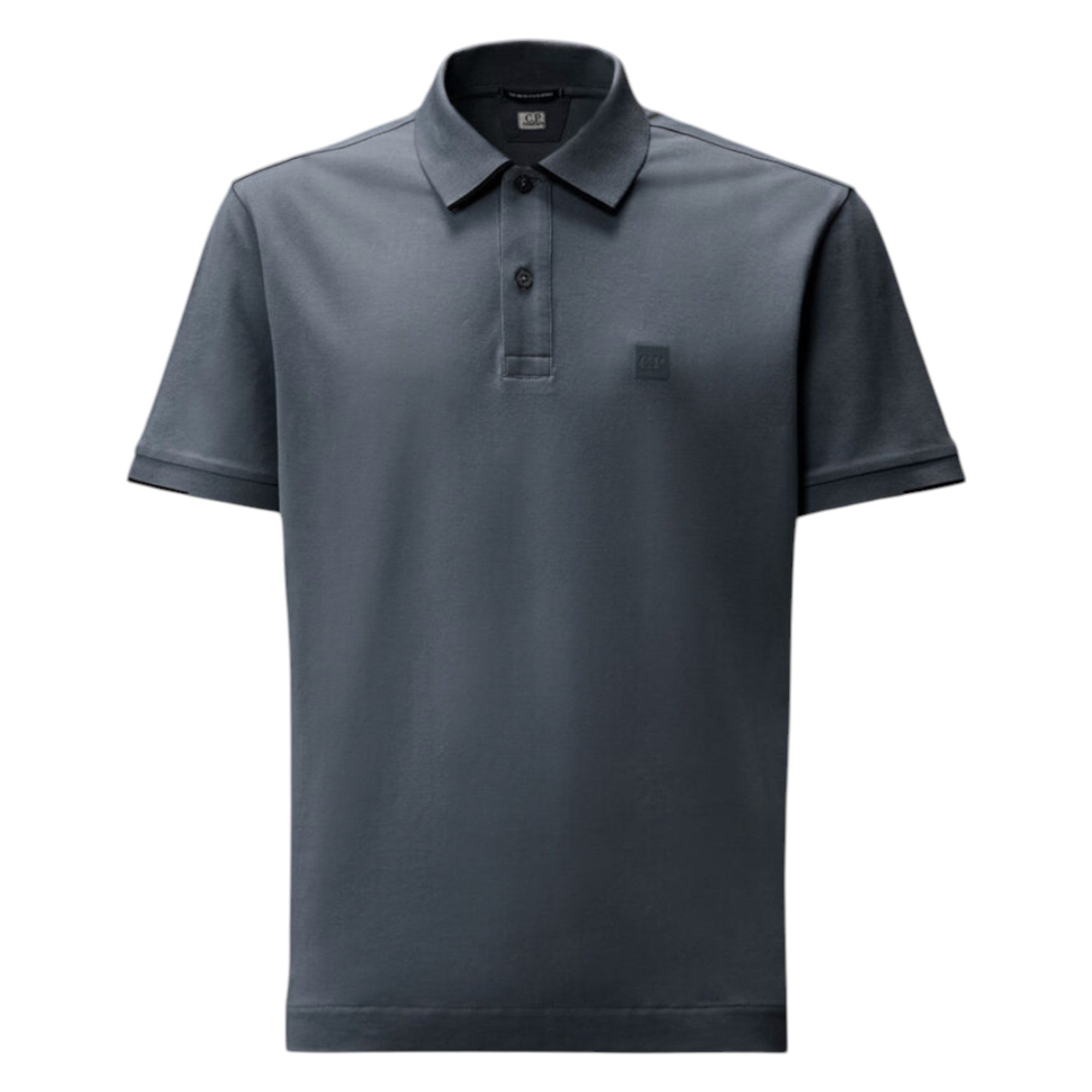 C.P. Company Stretch Piquet Blue Polo Shirt