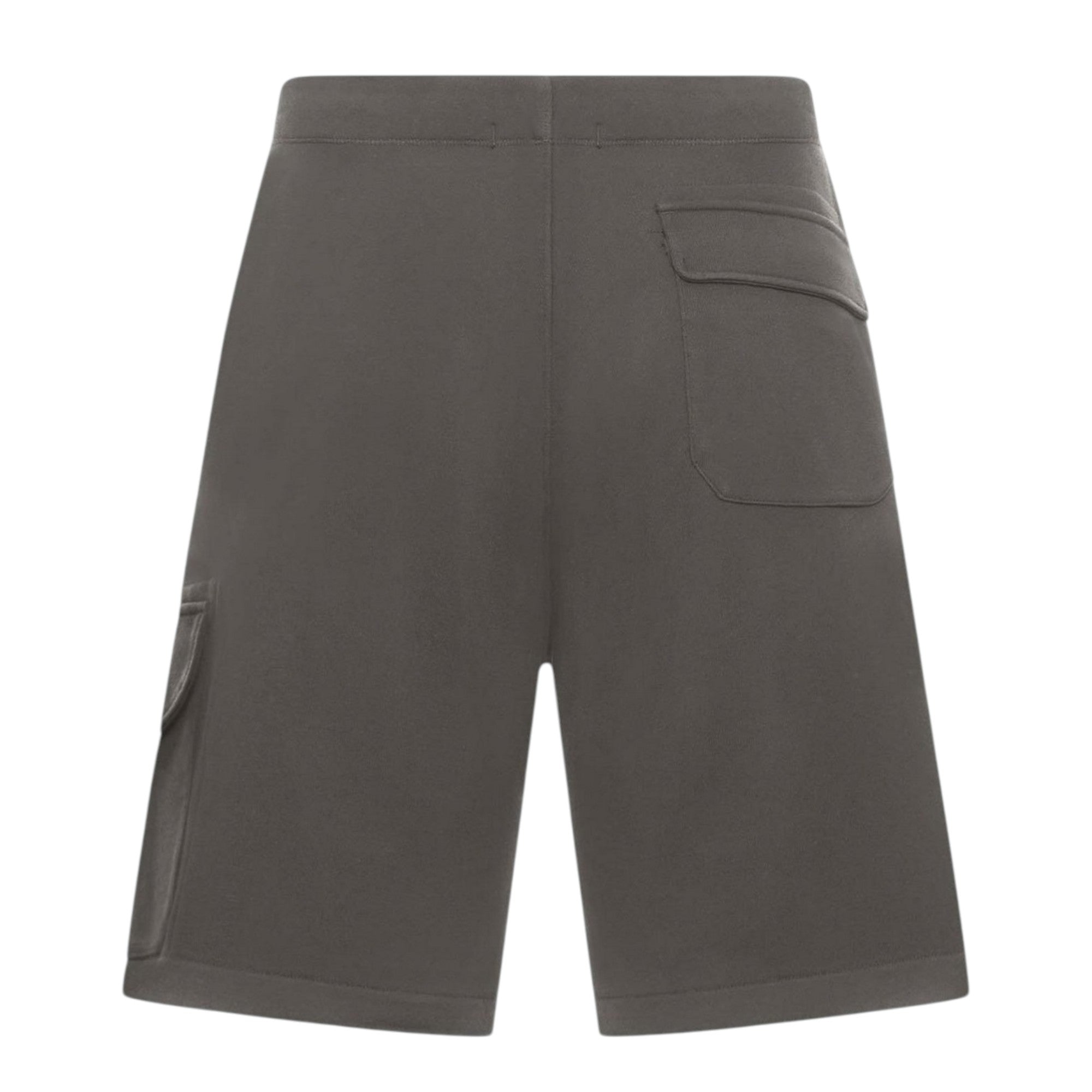 C.P. Company Diagonal Raised Embroidered Logo Gunmetal Grey Shorts