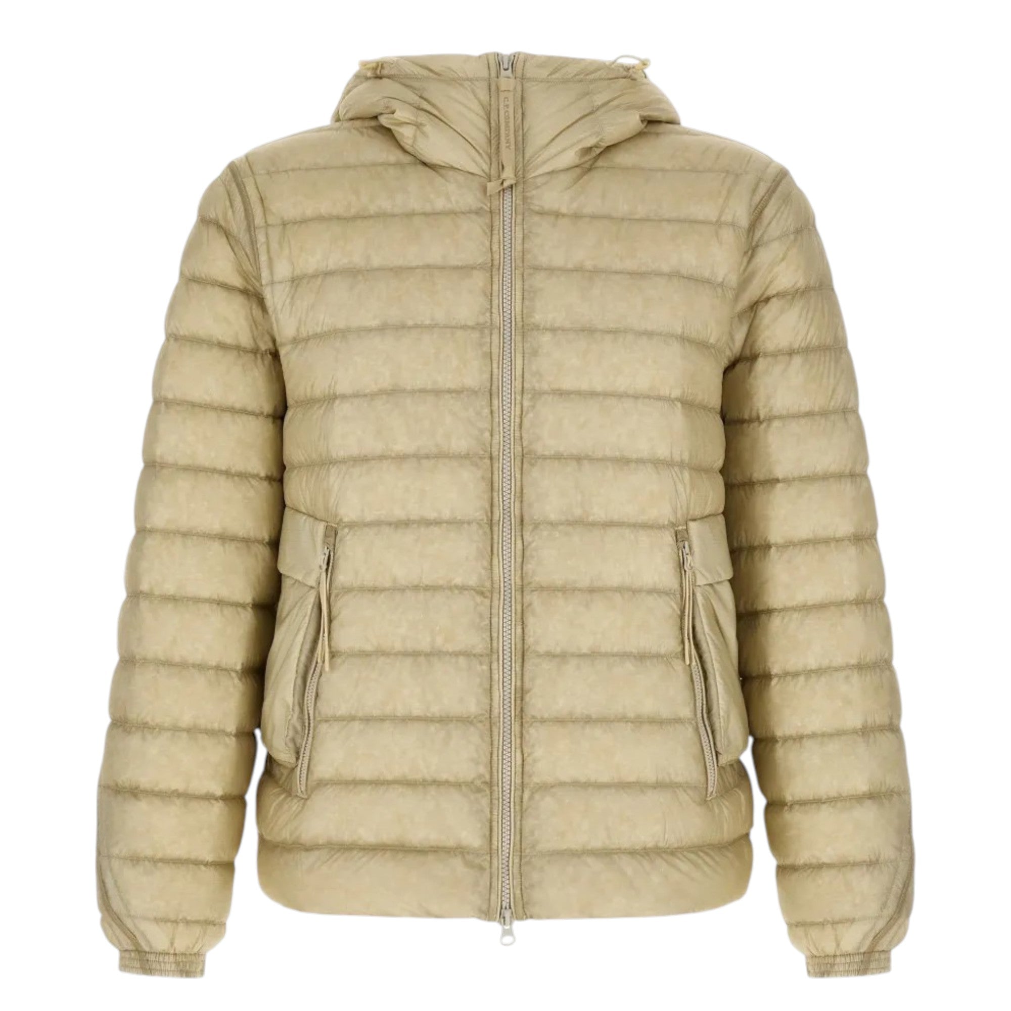 C.P. Company Google Down Beige Jacket