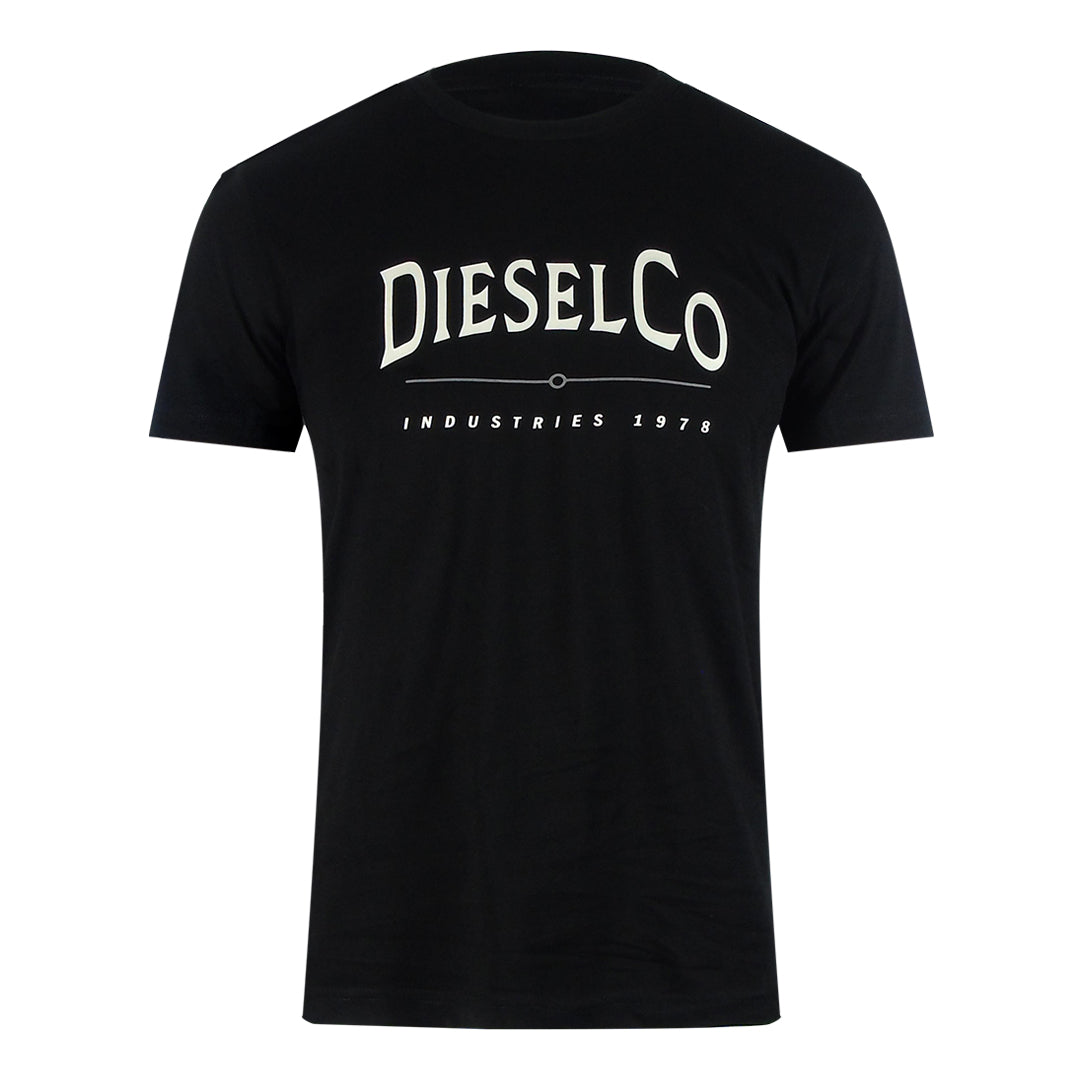 Diesel T Diego Boss 900 Black T Shirts Mens