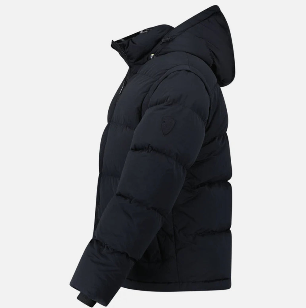 Burberry Technical Nylon Puffer Coat / Gilet in Black