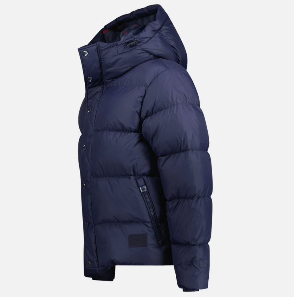 Burberry Halsby Down Puffer Jacket Navy Blue