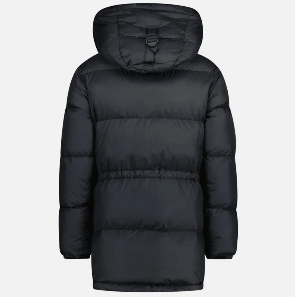 Burberry Haworth Mid Length Down Puffer Jacket Black