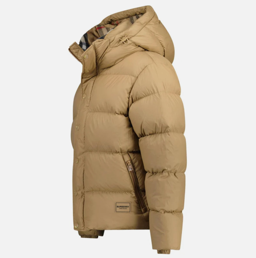 Burberry Halsby Down Puffer Jacket Beige