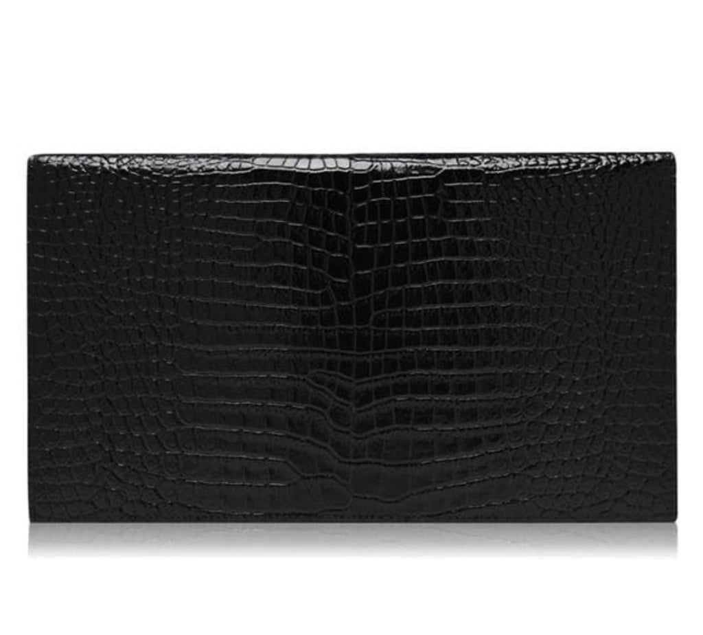 Saint Laurent Uptown Crocodile Clutch Bag