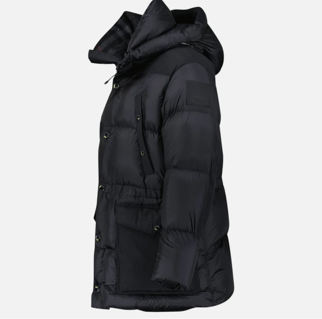 Burberry 'Lindford' Puffer Coat in Black