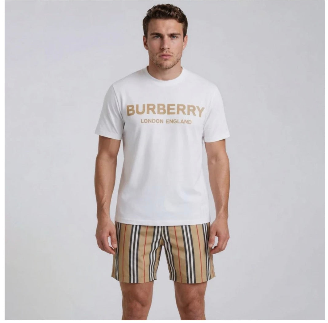 Men’s Burberry Shorts/Tee Set