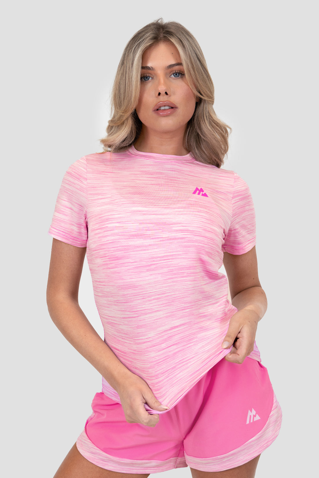 Women’s Montirex Trail shorts/tee set Pink