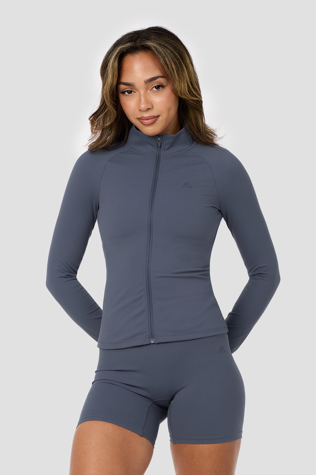 Women’s Montirex Form Full Zip Top Grey