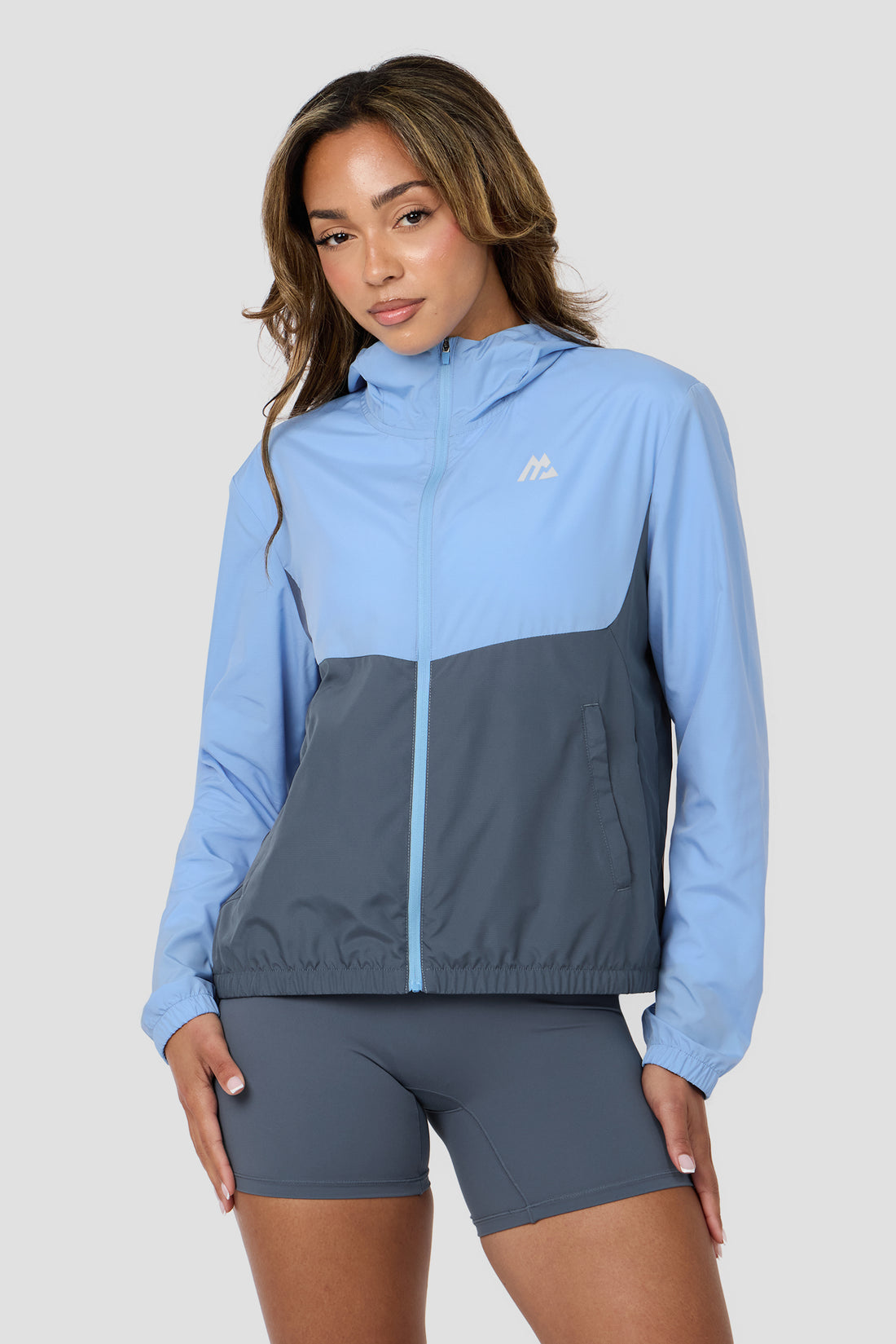 Women’s Montirex Storm Windbreaker Grey/Blue