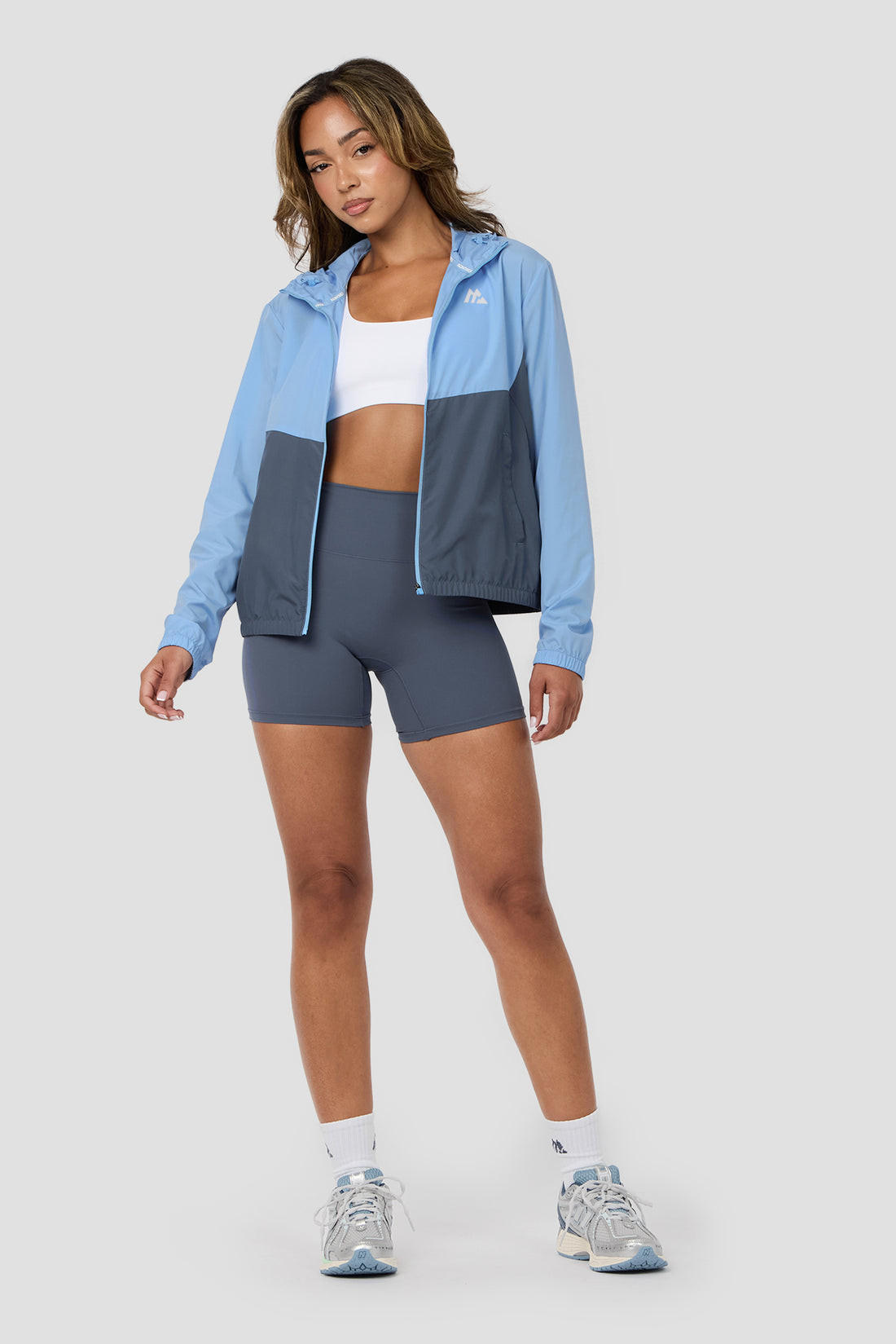 Women’s Montirex Storm Windbreaker Grey/Blue