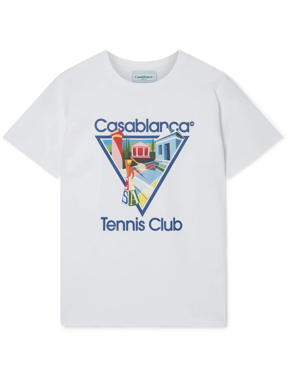 Casablanca La Joueuse Tennis Club T-Shirt in White