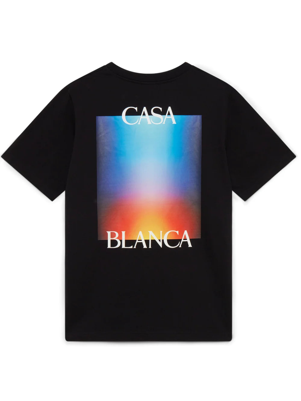 Casablanca Gradient Casa Logo T Shirt Black