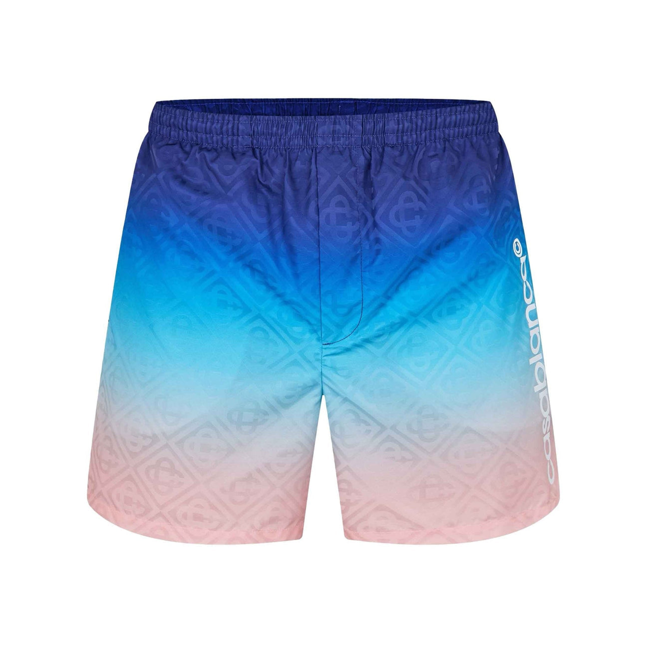 Casablanca Printed Gradient Swim Shorts in Blue