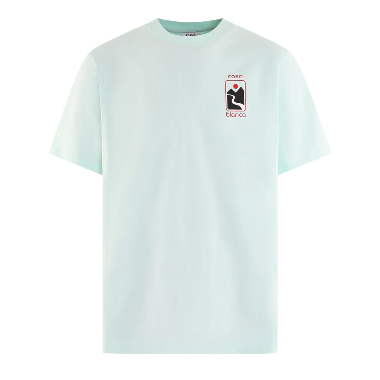 Casablanca Sunset Valley Short-Sleeve T-Shirt In Green