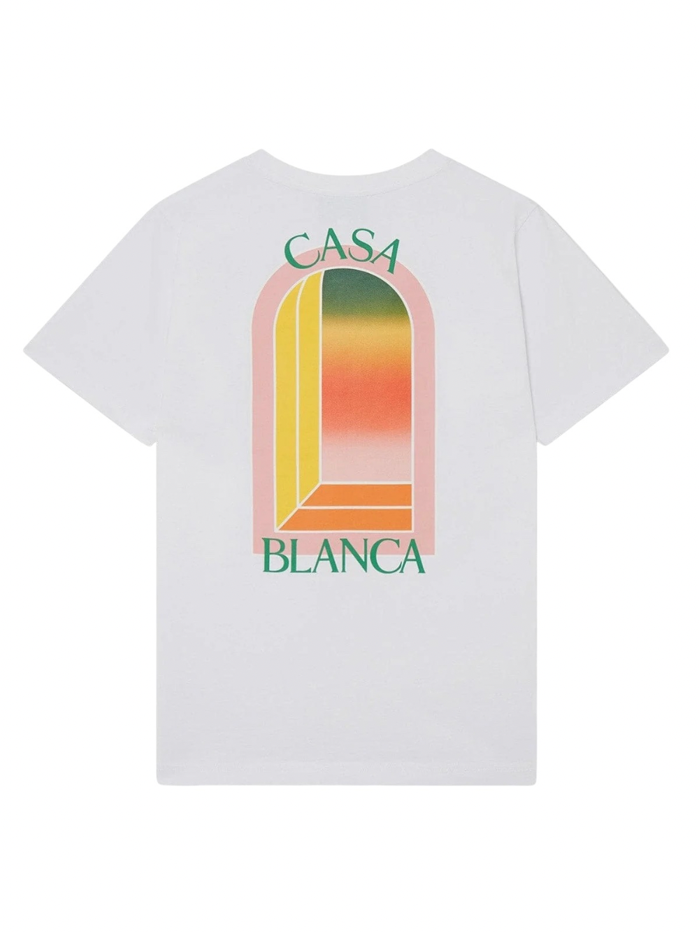 Casablanca Gradient Arch T-Shirt White/Pink