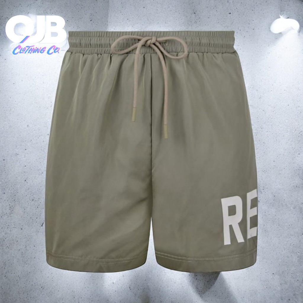 Represent text logo swim shorts