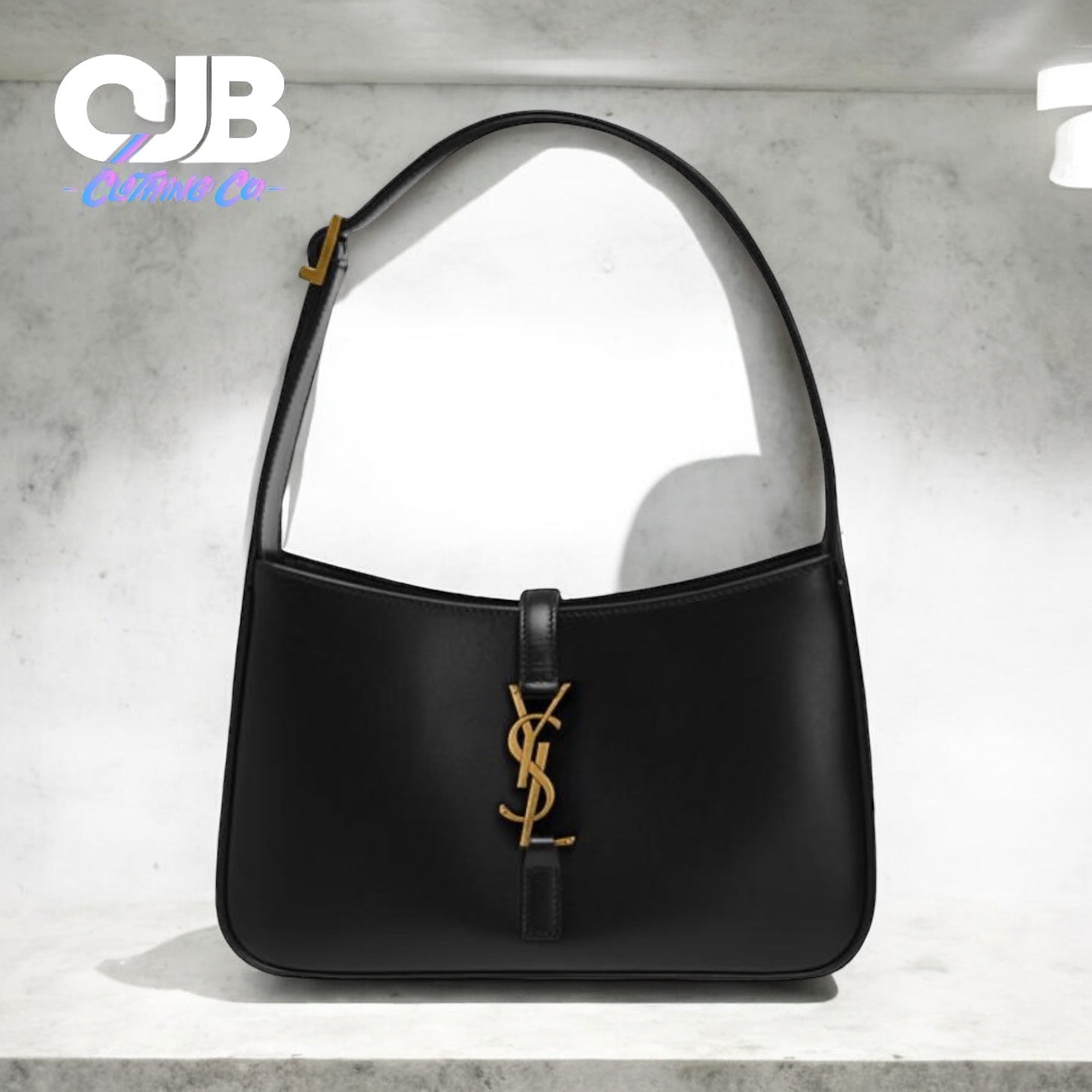 Saint Laurent Leather Hobo Bag