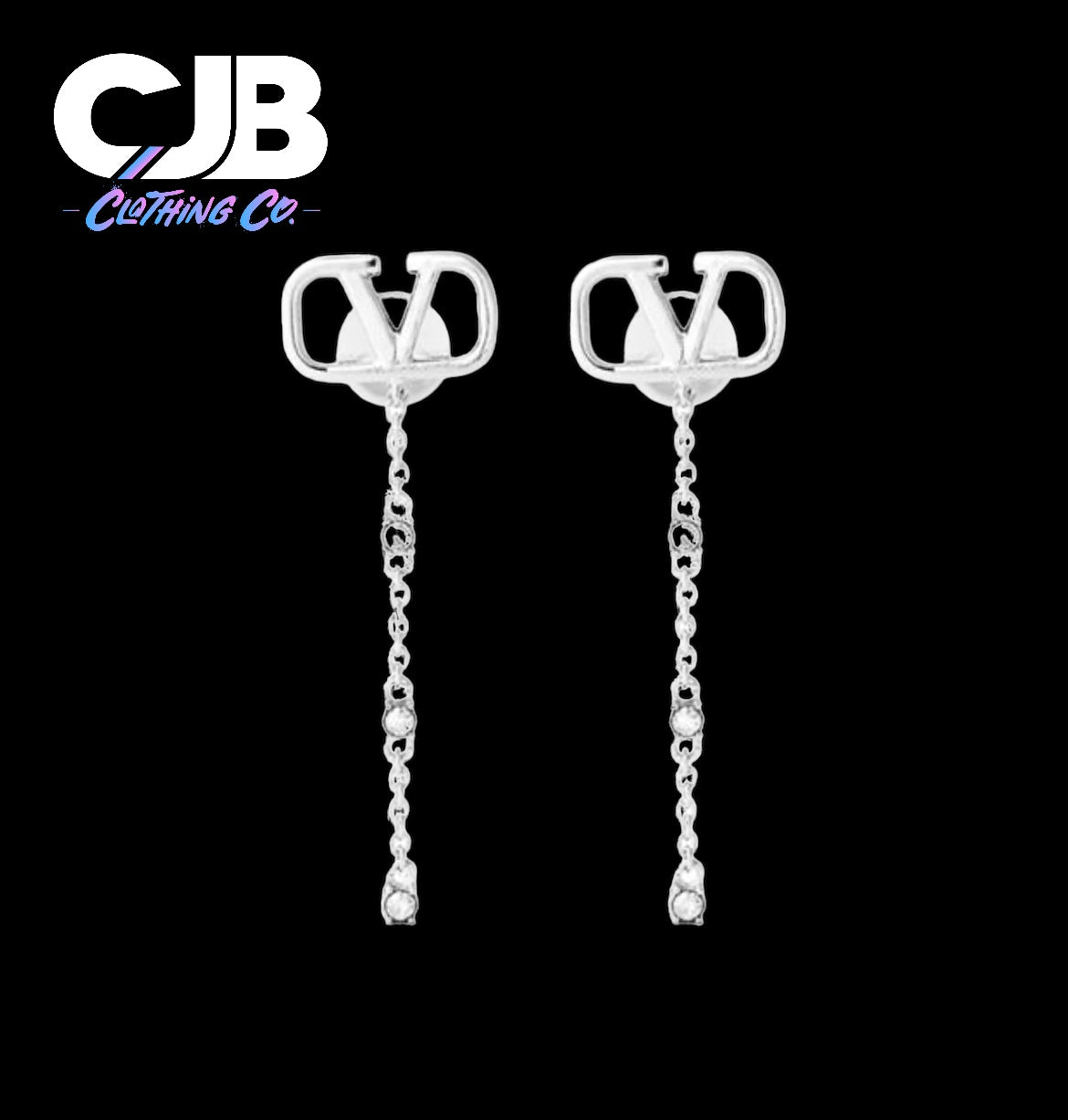 Valentino Garavani V Drop Earrings