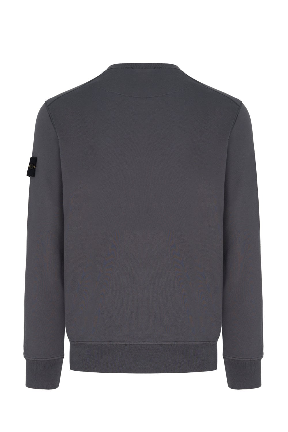 Stone Island organic fleece jumper charcoal grey