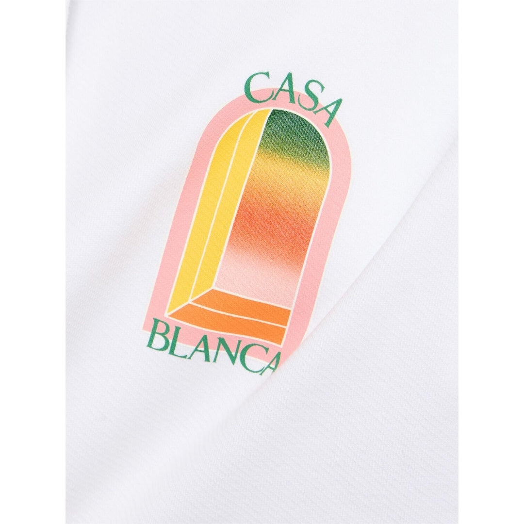 Casablanca White Hoodie Mens