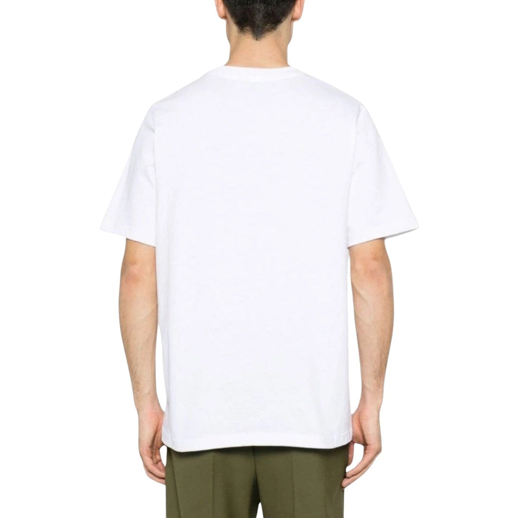 Casablanca Printed  T-Shirt Afro Cubism Tennis Club White  T-Shirts Mens